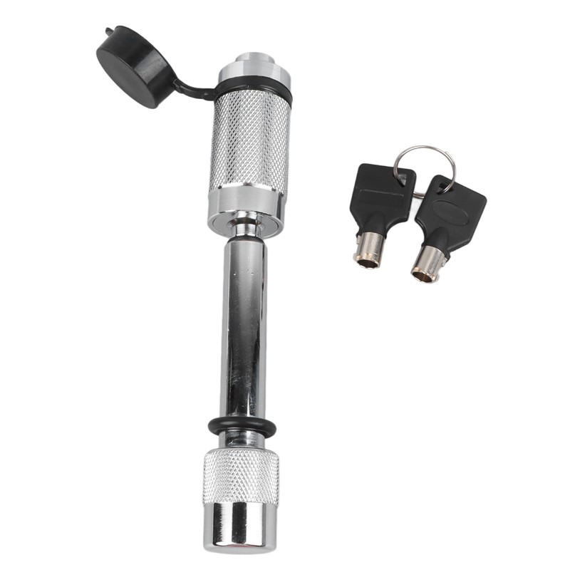 Tow Hitch Receiver Lock White Car Trailer Off Road Vehicle