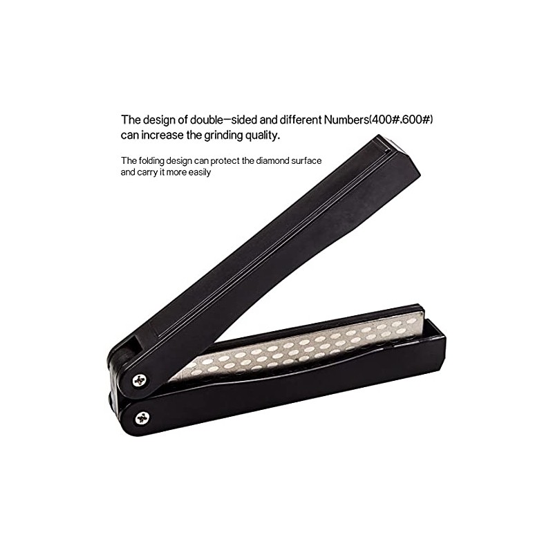 Sharpener Double-Sided Folding 400/600 Grit Diamond