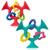 Nuby Silly Three Prong Interactive Suction Toy with Colourful Rings