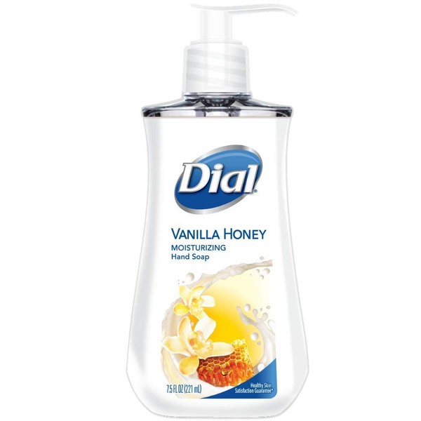 Dial Antibacterial Liquid Hand Soap with Moisturizer, Gold, 7.5 Ounce (Pack of 6)