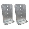 A.A 2 Pack 8" Galvanized L-Type Boat Trailer Bunk Bracket,