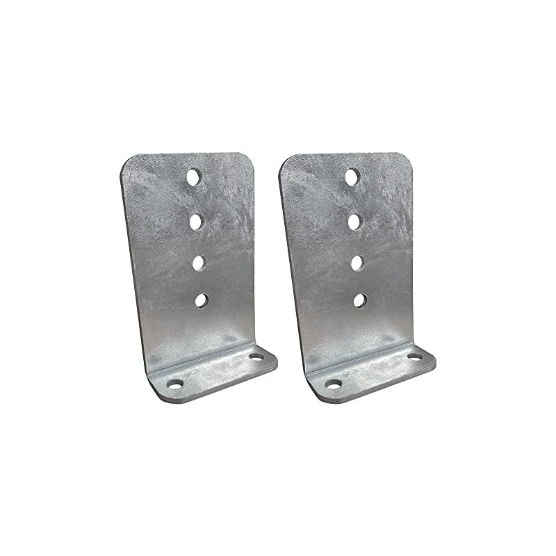 A.A 2 Pack 8" Galvanized L-Type Boat Trailer Bunk Bracket,