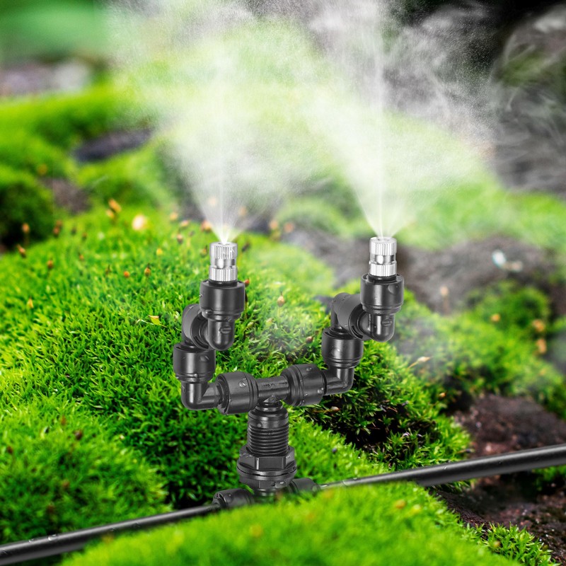 CozyCabin Double Reptile Terrarium Misting Spray Nozzle 360 Degree Adjustable