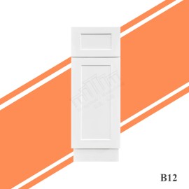 B09-B21 Modern Wood Kitchen Cabinets | American Style Kitchen Cabinets  | U.S. Ready to Assemble White Shaker CabinetsColor: B12