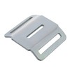 pa-man Double Plate Buckle, Steel, Hardened for 2.0 inches (50