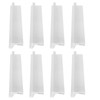 8PCS Aluminum Siding Corners 8 Inch Outside Siding Corner Trim
