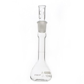 PYREX Class A Volumetric Flask with PYREX Glass Standard Taper Stopper – Borosilicate Glass Flask – Glass Chemistry Flask for Laboratory, Classroom or Home Use - PYREX Lab Glassware, 1/Pk