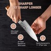 FUJUNI Chef Knife 6 inch Damascus Knife 67-Layer Damascus VG10