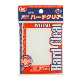 Set of 3 KMC Card Barrier Mini Hard Clear Sleeves