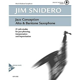 Jazz Conception Alto & Baritone Saxophone avec audio à téléchargé