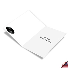 NobleWorks Funny Father's Day Greeting Card with 5 x 7 Inch Envelope (1 Card) Dad Totally Rock C10524FDG