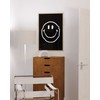HAUS AND HUES Trippy Posters Black Smiley Face Poster Posters