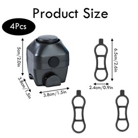4PCS Bicycle Horn, Bike Horn, Electric Loud and Waterproof Bicycle Bell Compatible with Road Bikes Mountain Bikes Perfect for Cycling Enthusiasts