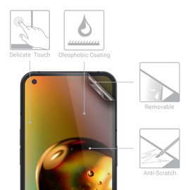 kwmobile Set of 3 Screen Protectors Compatible with Nothing Phone (1) - Anti-Glare Anti-Fingerprint Display Films - Matte