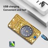 Plasma Portable Electric Lighter, Windproof USB Rechargeable, with LED Lighting