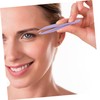FOMIYES 4pcs Creative Eyebrow Clips Set Ergonomic Tweezers for Eyebrow