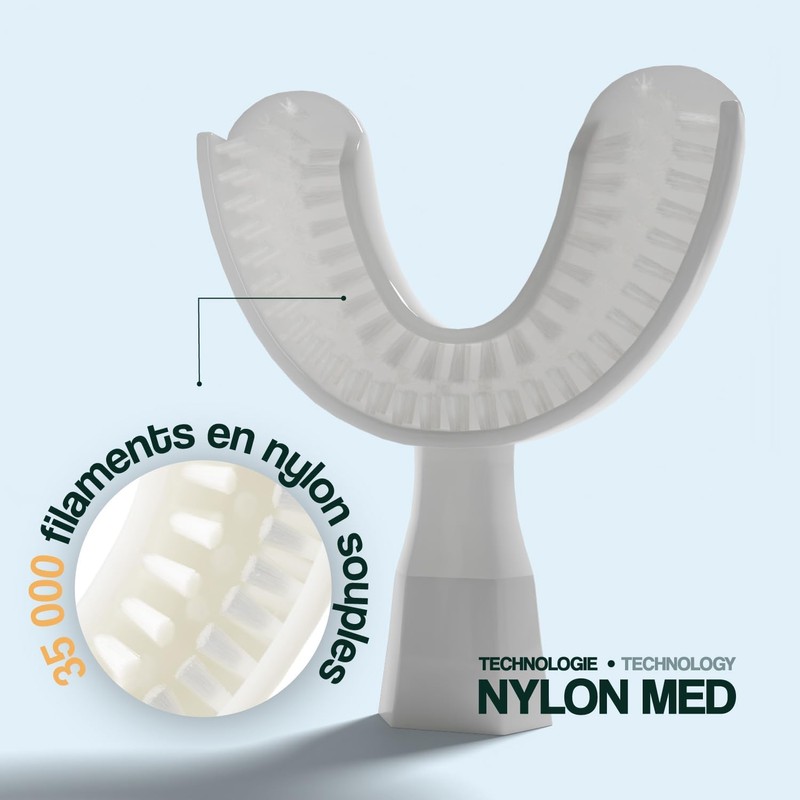 Y-Brush - Replacement Toothbrush - Y-Shaped Brush - Flexible -