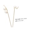 Baluue Hair Sticks for Women 2 Pack Pearl Hair Pins