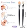 24 Pcs Sponge Applicators,Small Sponge Painting Brushes Detailed Ink Paints