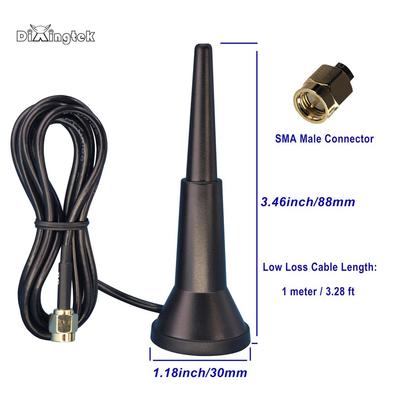 Dixingtek 6dBi dual WiFi 4g LTE 5g mimo antenna, waterproof