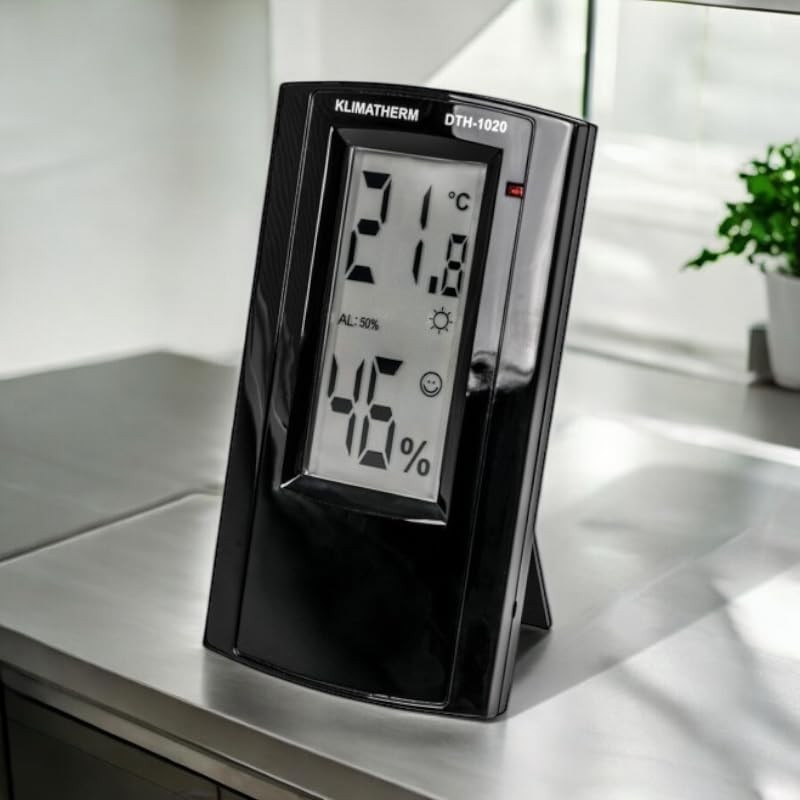 DTH 1020 Black Edition Mould Hygrometer Thermometer Digital Humidity Meter