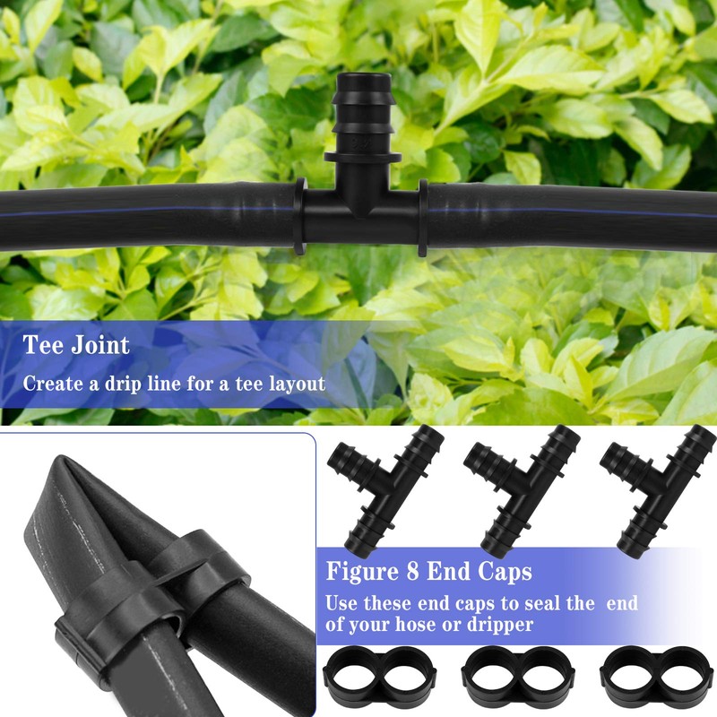 40 Pcs Hose Connector Irrigation Connector Irrigation Hose Connector Drip