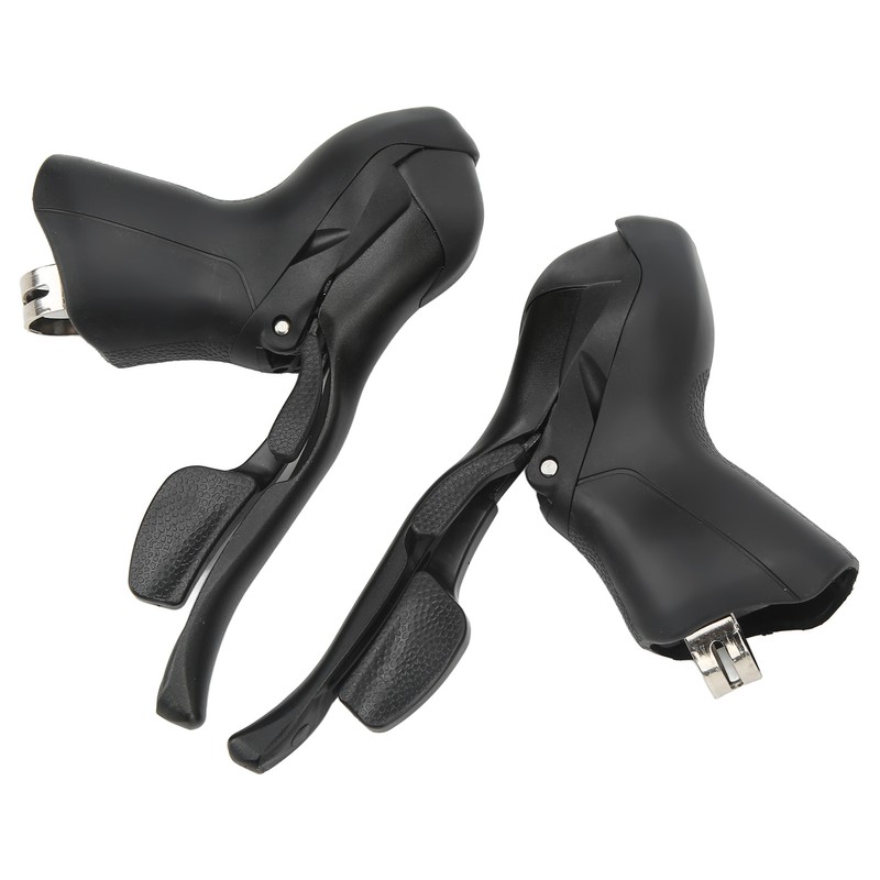 2Pcs 2x7 Speed Bike Shifter Brake Levers Aluminum Alloy PVC