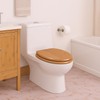 Toilet Seat, Oak Wood, Solid Wood, High Gloss Finish, PIKLiDS