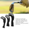 3Pcs Golf Club Head Covers 1 3/5 UT Breathable Mesh
