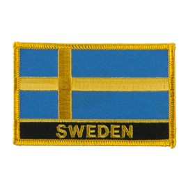 New Europe Flag Embroidered Patch - Sweden OSFM