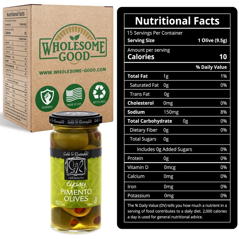 Sable & Rosenfeld Tipsy Olive Vermouth, 4.94 oz