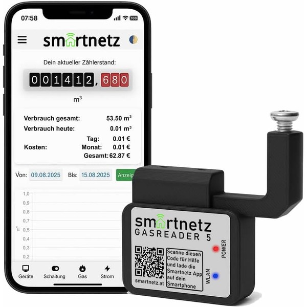 Smartnetz Smart Gas Reader 5 BK4 / BK G4 WiFi