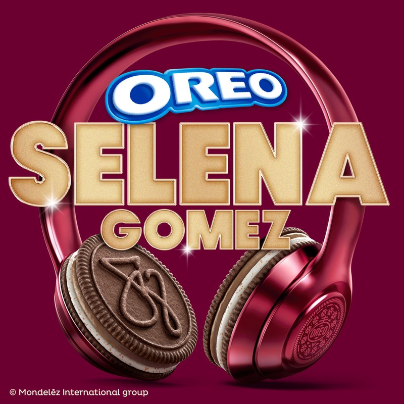 Selena Gomez OREO Cookies, Chocolate and Cinnamon Creme, Limited Edition,