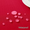 SASTYBALE Christmas Tablecloth Rectangle Waterproof Wrinkle Fee Textured Fabric Table
