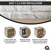Questech Light Switch Cover, Triple Toggle Wall Plate for Electrical