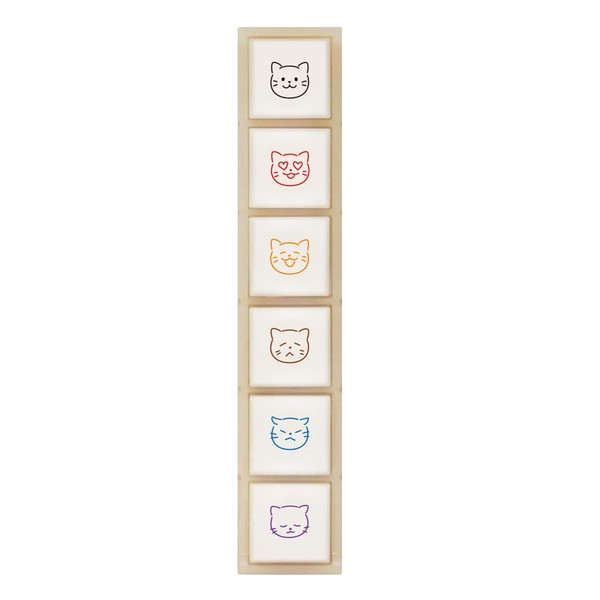 Kao Kodomo 1800-018 Stamp Six, Cat Feeling