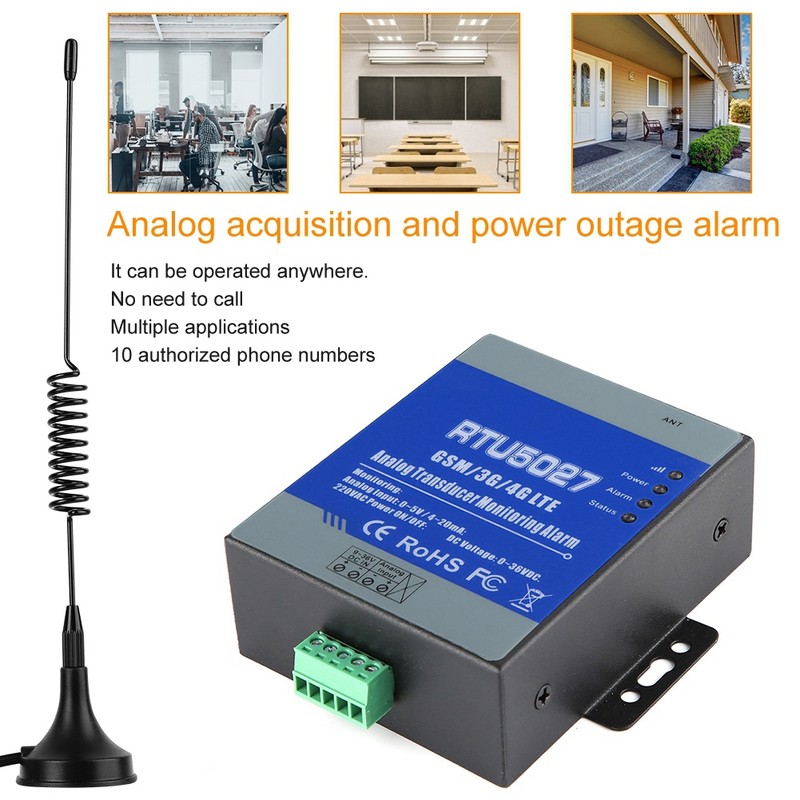 GSM Analog Alert Transducer Power Status Monitoring Alarm Controller