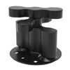 Gas Can Mount RX DLX PM Black Electrophoretic Coating Strong