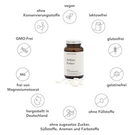 Liebscher & Bracht Premium Dietary Supplement: Arthro Forte+ / 180 Capsules for 2 Months - for Joints, Spine and Fascia, Vegan, Lactose & Gluten Free