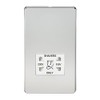 Knightsbridge SF8900PCW Screwless Dual Voltage Shaver Socket in Polished Chrome