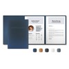 2 x 3-Piece Application Folders Metallic Night Blue with 2