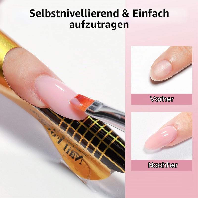 MIZHSE Builder Gel for Gel Nails HEMA Free TPO Free