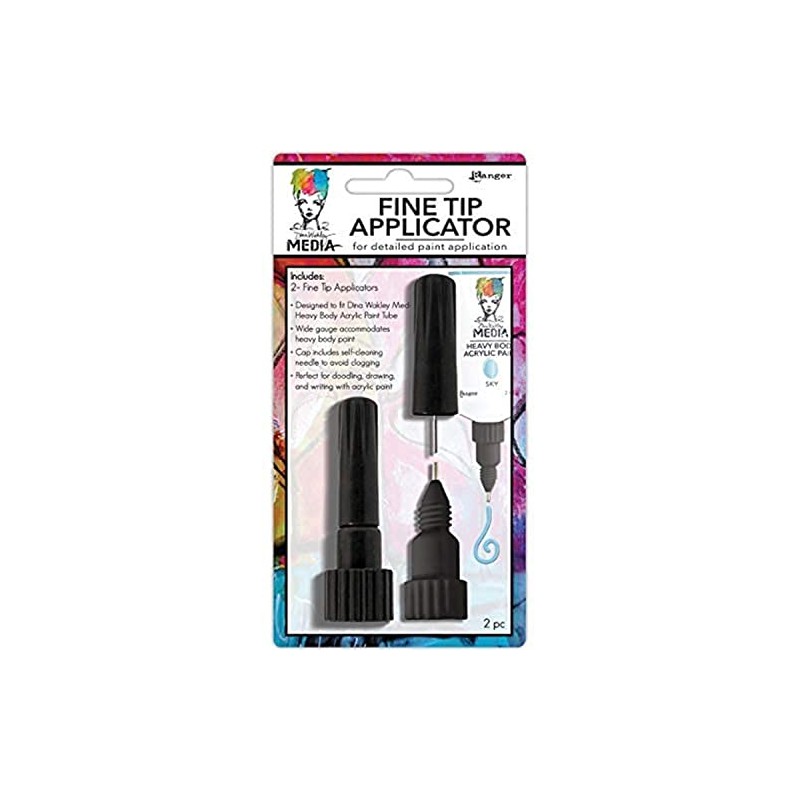 Ranger Dina Wakley Media Fine Tip Applicators 2/Pkg