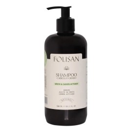 Shampoo Cabello Graso Anticaída Folisan 500ml Menta