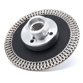 SUBRILLI 3 Inch Diamond Saw Blade Turbo Segment Carving Cutting Disc with Removable 5/8-11 Thread for Stone Granite Tiles