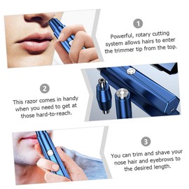 Beaupretty 1 Set Electric Nasal Hair Trimmer Facial Hair for Precision Nose Ear Eyebrow Grooming Design for Easy Cleaning and Comfortable Use