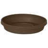 Bloem Terra Plant Saucer Tray for Planters 9-12" Chocolate Brown