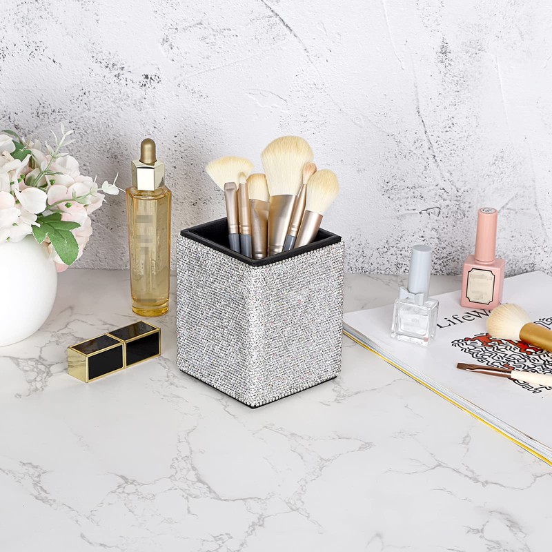 BTSKY Sparkly Bling Glam Makeup Brush Pen Decorative Diamond Crystal