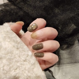 Set of 24 Summer Nail Tips Internet Popular Style Fake Nails