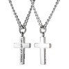 Shields of Strength Mens Stainless Steel Always Cross Necklace Matthew